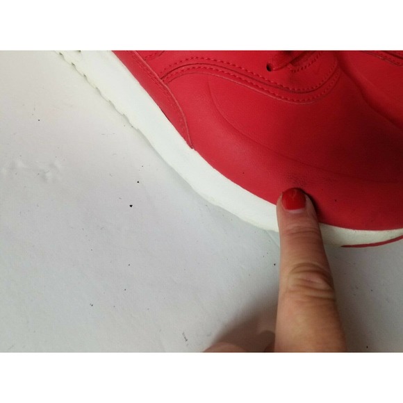 Nike Air MAX Women 8.5 Red White Sneakers Thea Prim 616723 Road Running - Picture 6 of 8